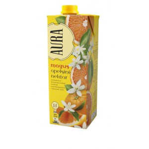 Apelsinų sultys AURA, 1 L